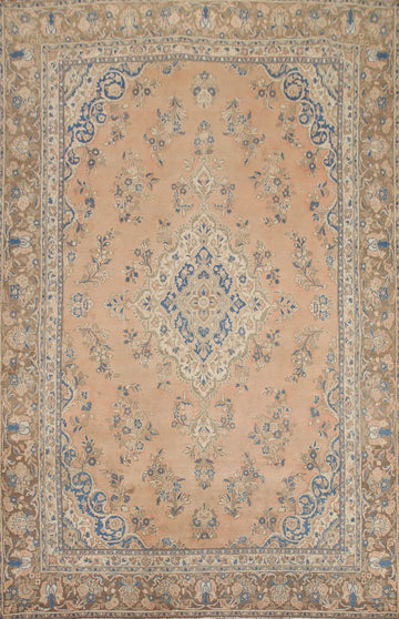 Vintage Floral Hamedan Persian Area Rug 8x11