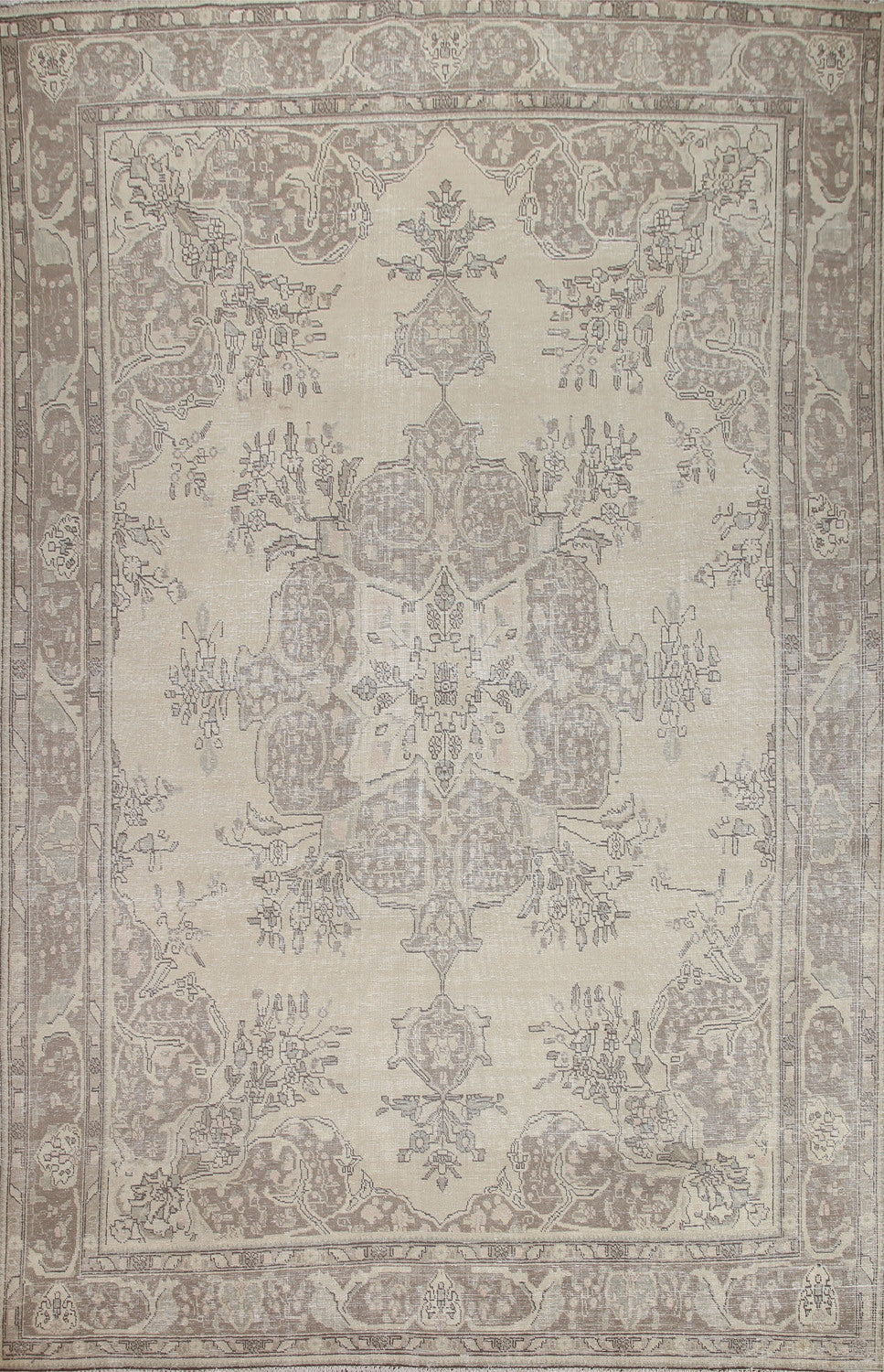 Distressed Tabriz Persian Area Rug 10x13