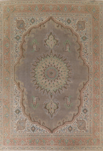 Handmade Wool Tabriz Persian Area Rug 10x13