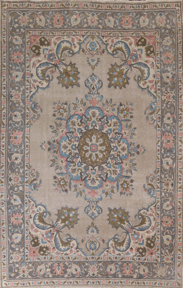 Handmade Wool Tabriz Persian Area Rug 8x11