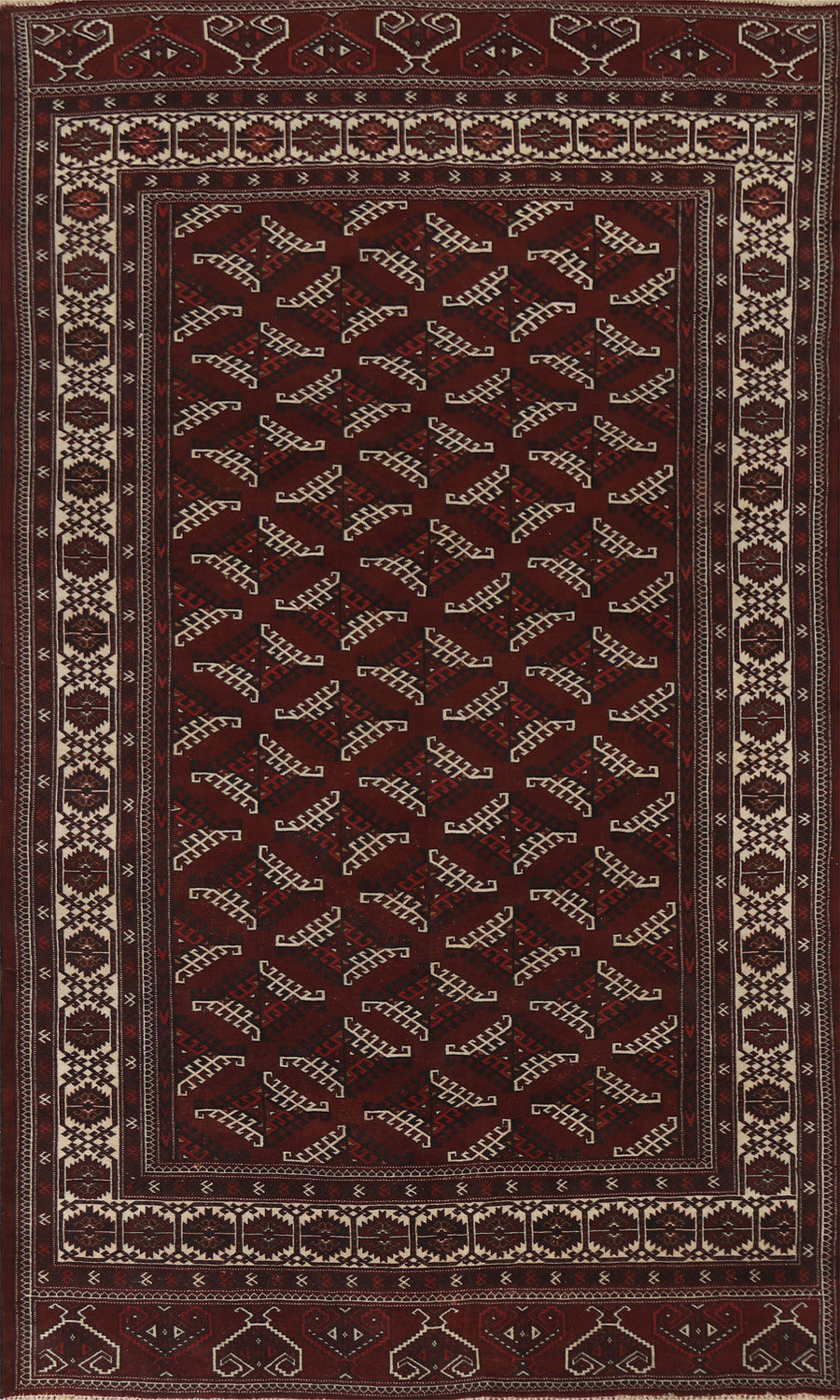 Geometric Bokhara Oriental Area Rug 7x12