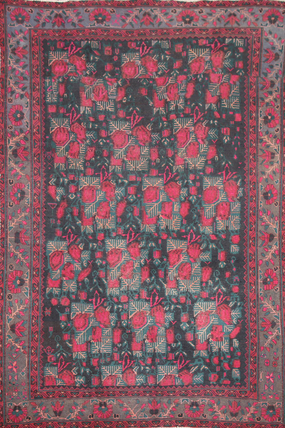 All-Over Sirjan Persian Area Rug 6x9
