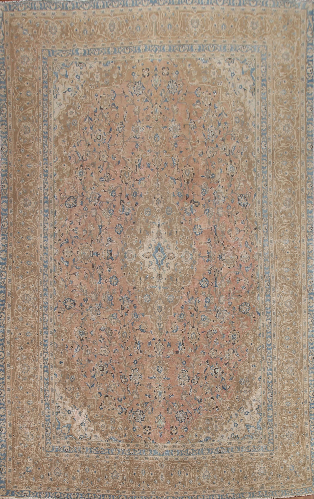 Traditional Mashad Persian Area Rug 9x12