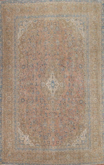 Traditional Mashad Persian Area Rug 9x12