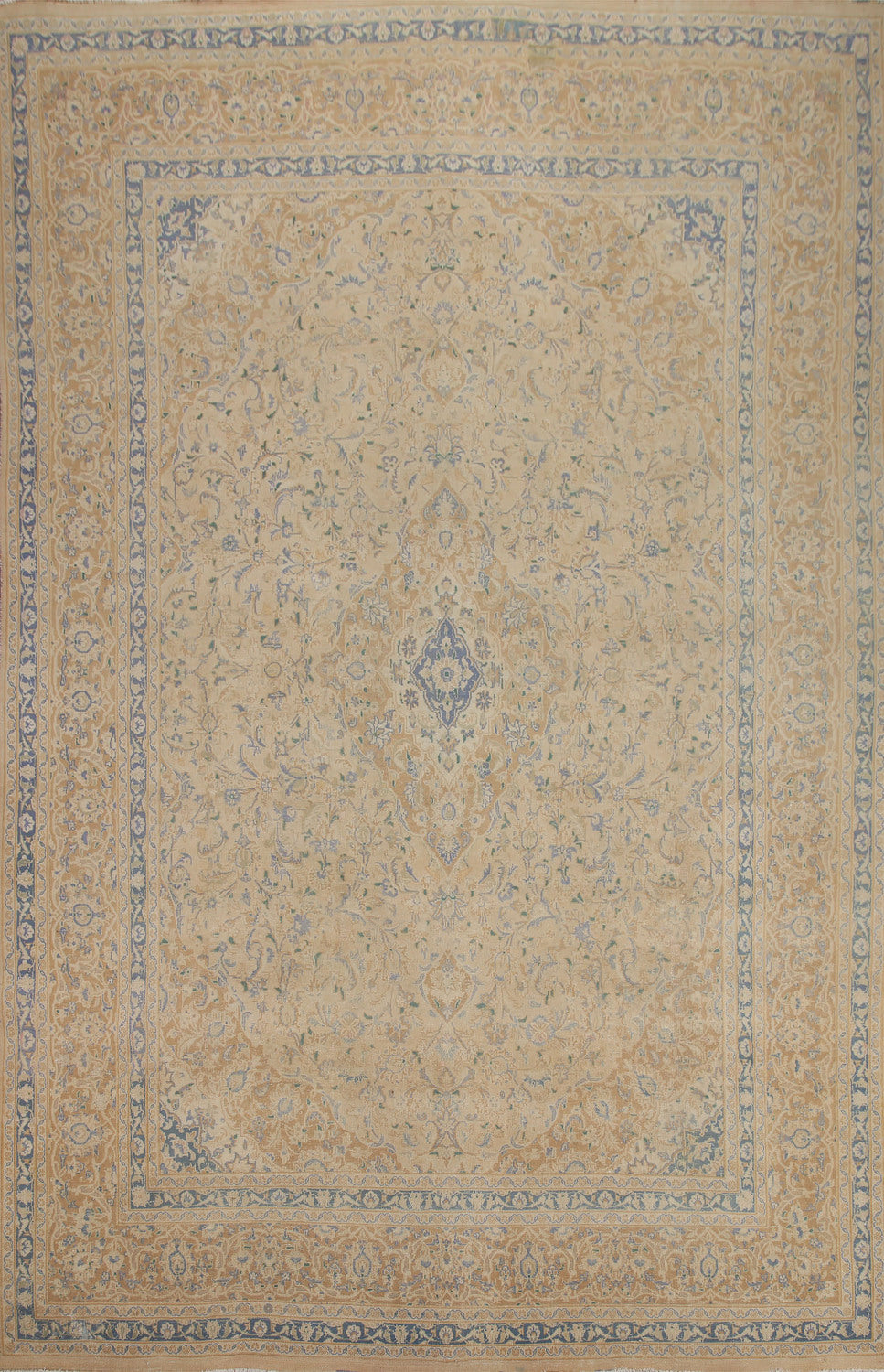 Traditional Mashad Persian Area Rug 9x13