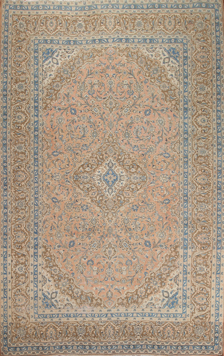 Handmade Wool Mashad Persian Area Rug 10x13