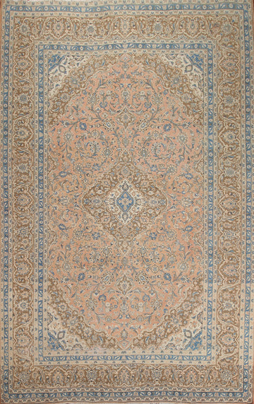 Handmade Wool Mashad Persian Area Rug 10x13
