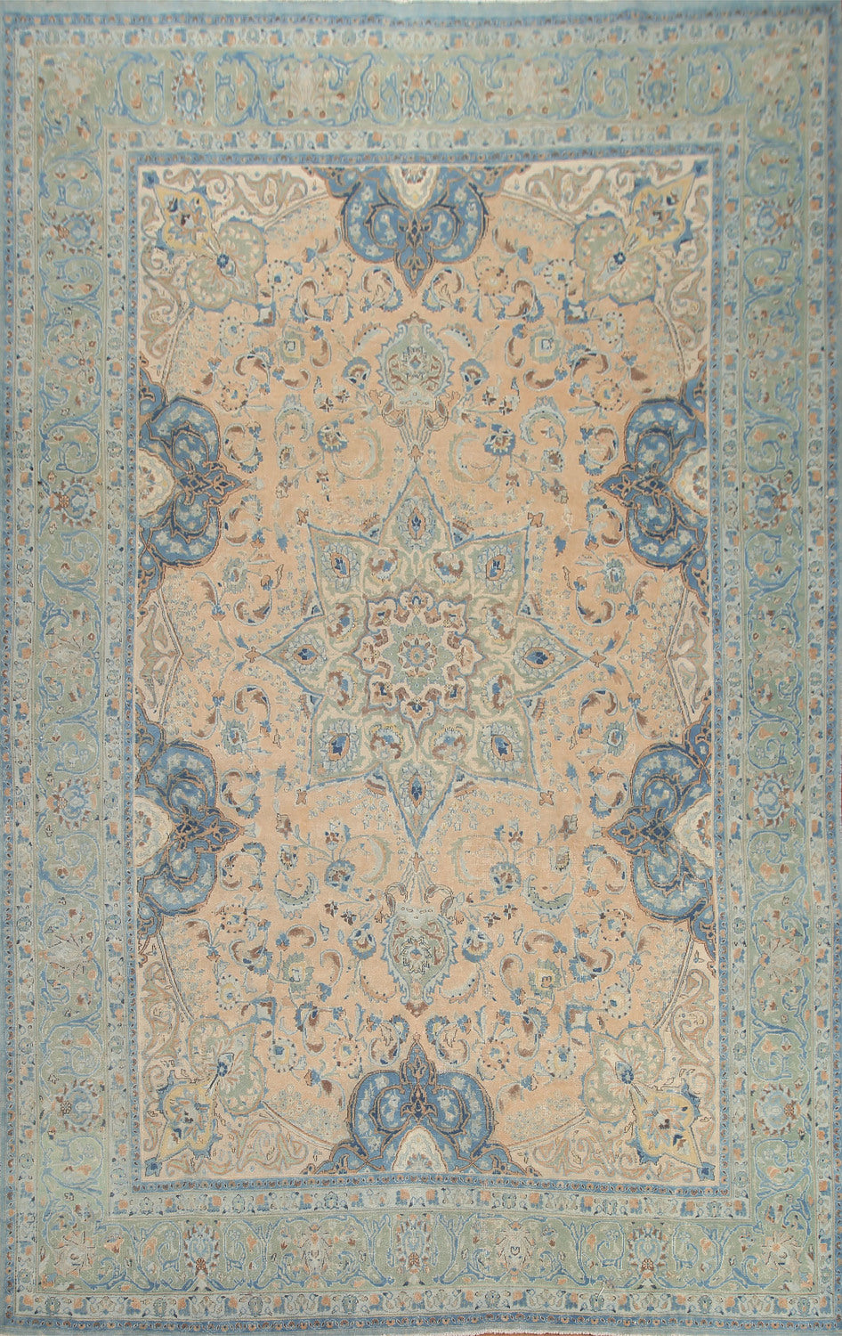 Handmade Floral Kashmar Persian Area Rug 9x12