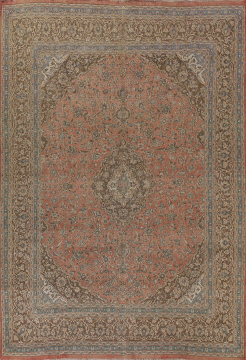 Traditional Mashad Persian Area Rug 10x12