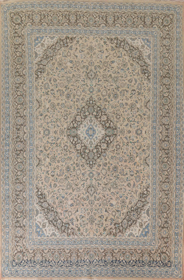 Traditional Mashad Persian Area Rug 9x12