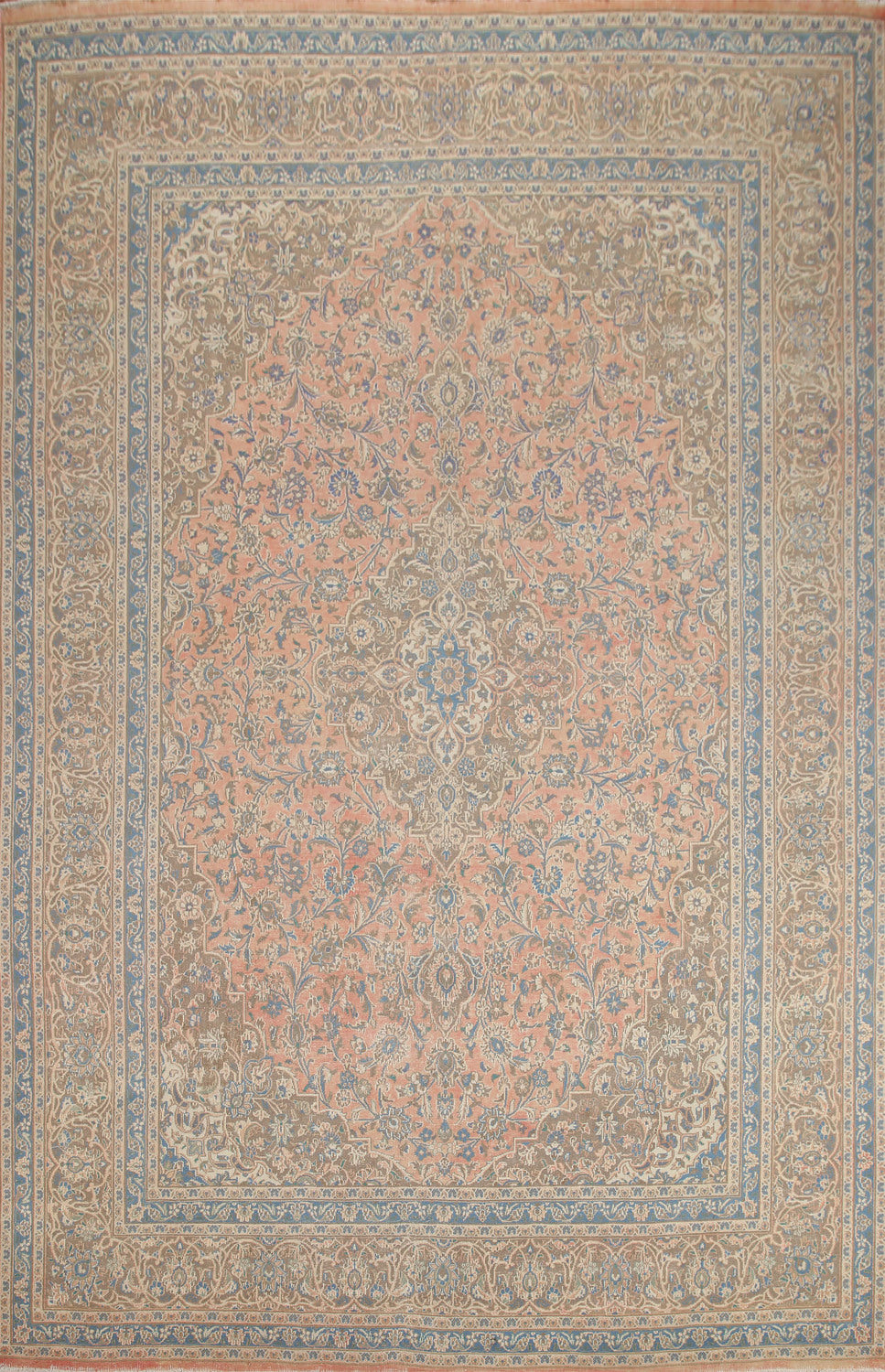 Traditional Mashad Persian Area Rug 10x13