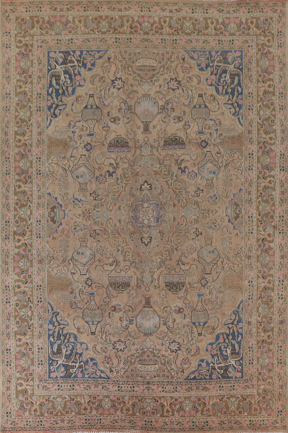 Pictorial Kashmar Persian Area Rug 10x13