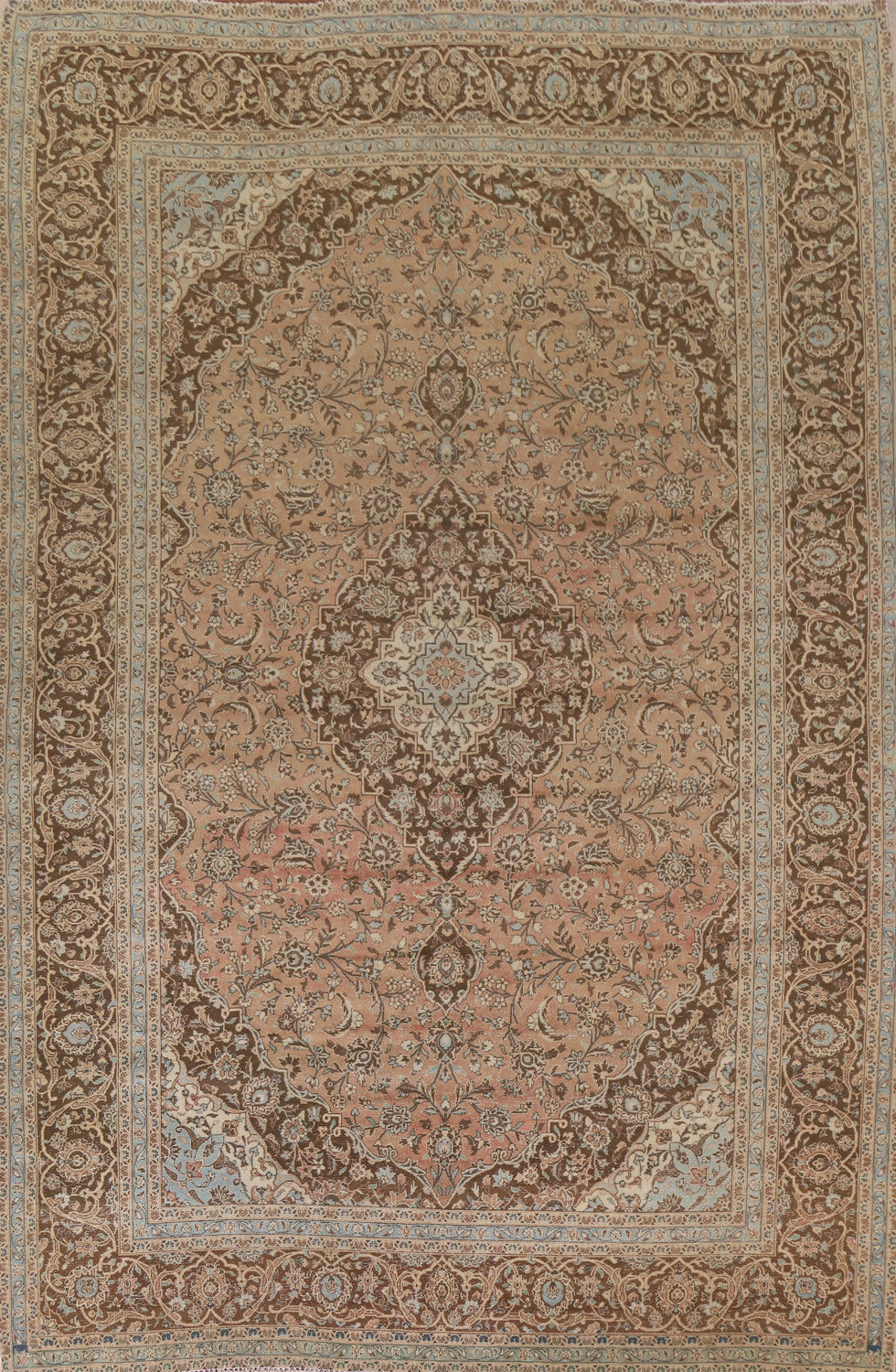Traditional Mashad Persian Area Rug 10x13
