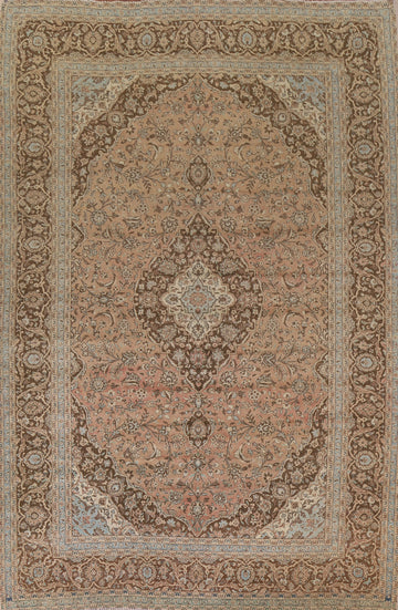 Traditional Mashad Persian Area Rug 10x13
