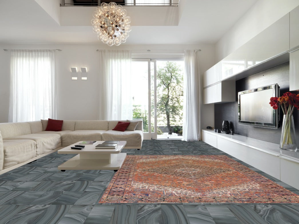 Vegetable Dye Heriz Persian Area Rug 9x14
