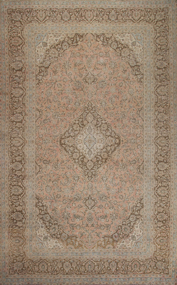 Traditional Wool Mashad Persian Area Rug 10x13