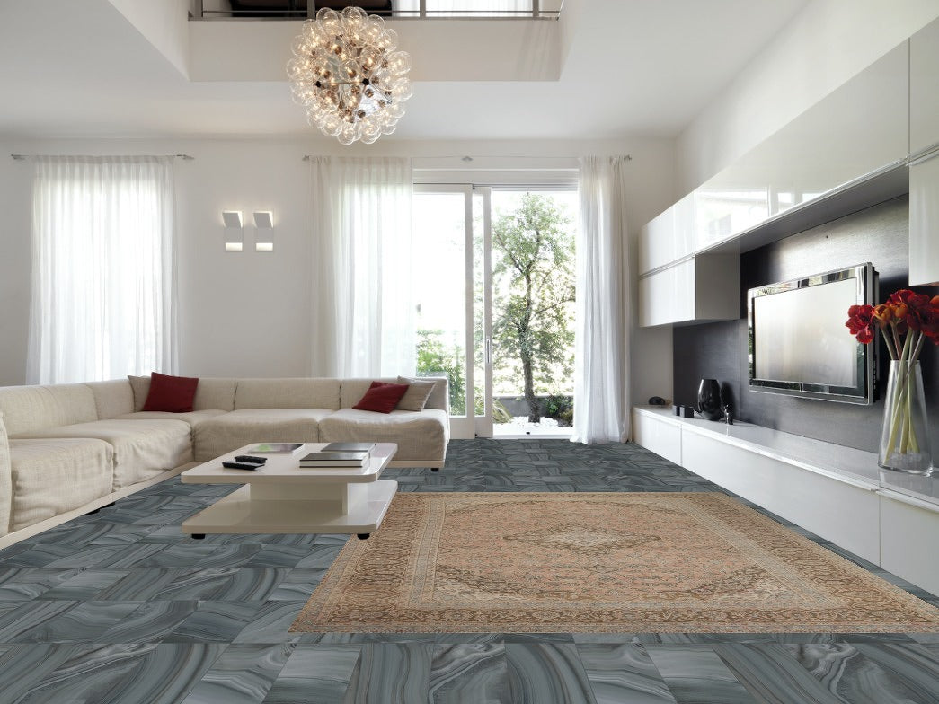 Traditional Wool Mashad Persian Area Rug 10x13
