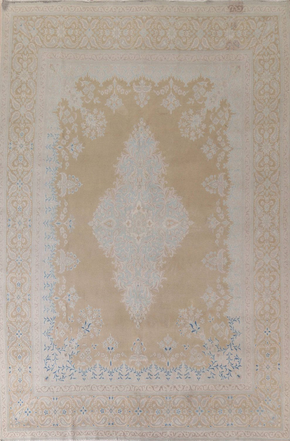 Vintage Wool Kerman Persian Area Rug 10x13