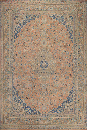 Traditional Mashad Persian Area Rug 10x12