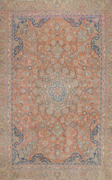 Handmade Wool Mashad Persian Area Rug 8x11