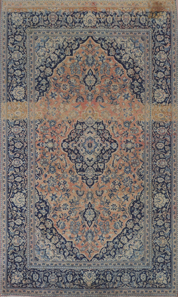 Traditional Mashad Persian Area Rug 7x10