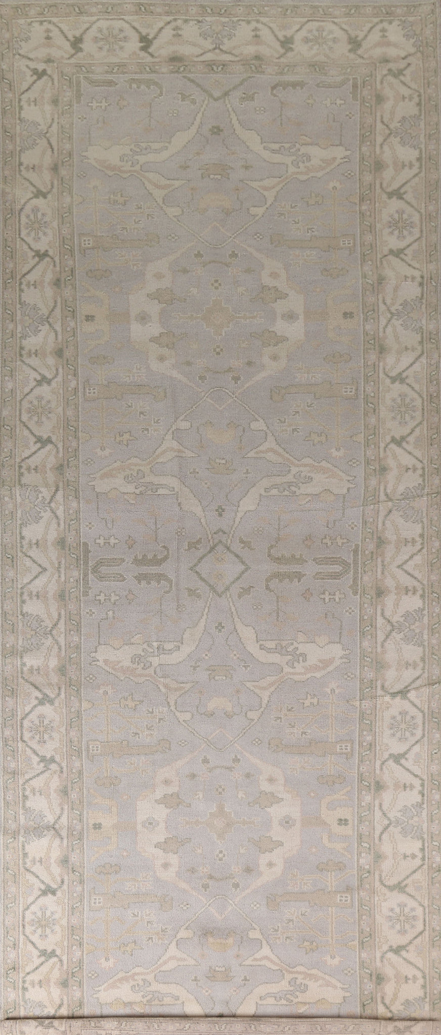 Handmade Oushak Indian Runner Rug 6x17