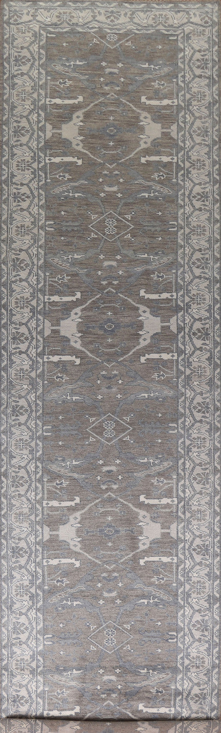 All-Over Oushak Oriental Runner Rug 4x19