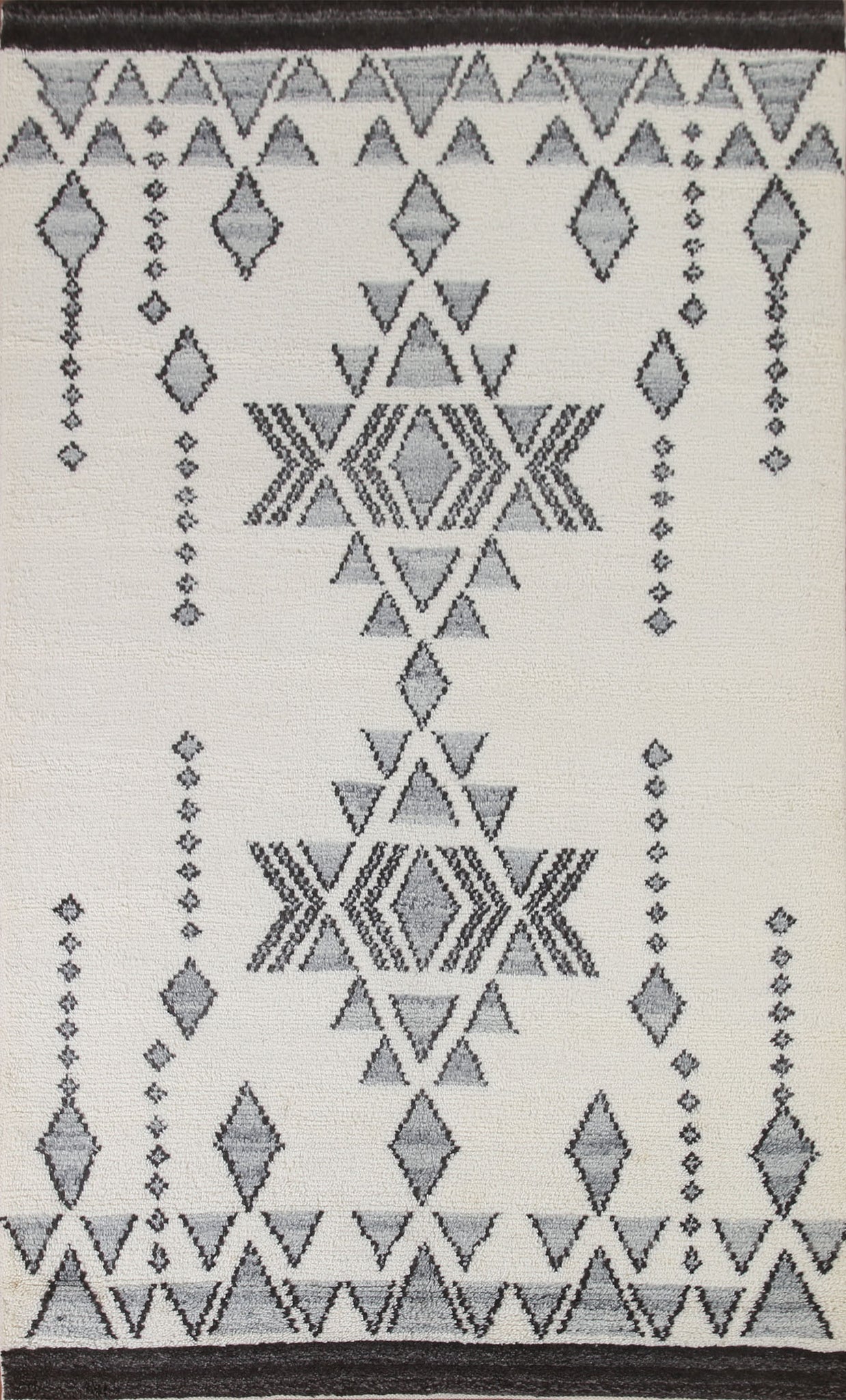 Geometric Moroccan Indian Area Rug 5x8