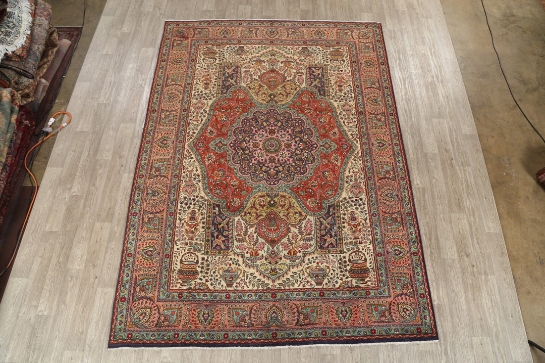 8x11 Tabriz Persian Area Rug