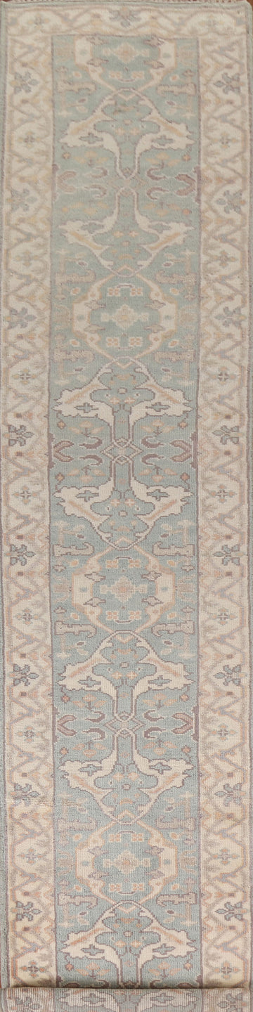 Wool Oushak Oriental Runner Rug 3x16