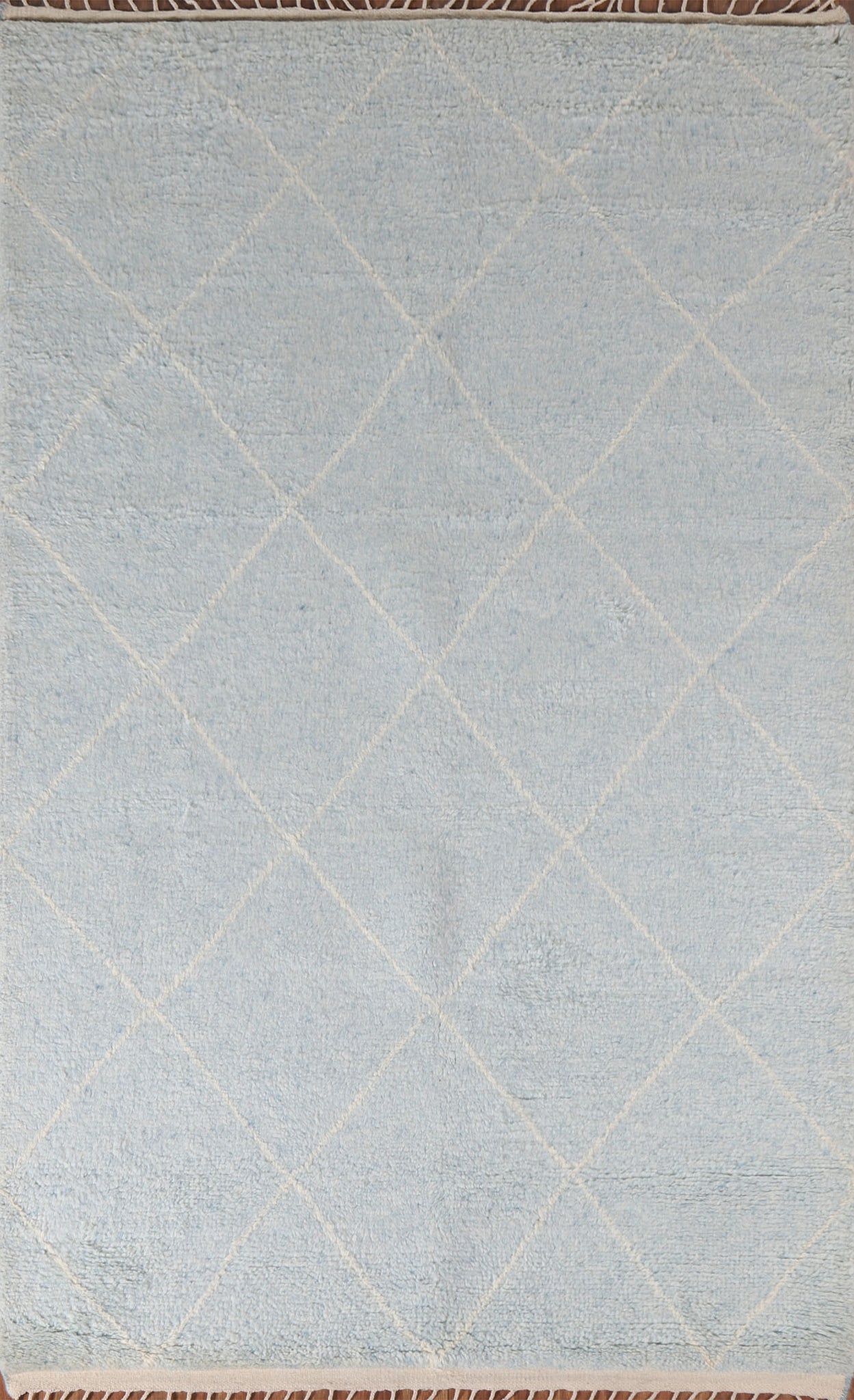 Trellis Plush Moroccan Indian Area Rug 5x8