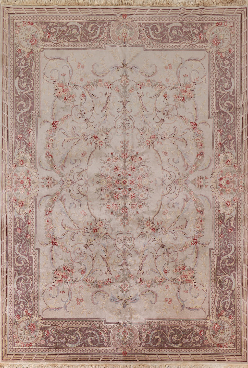 Victorian Style Aubusson Chinese Area Rug 9x12