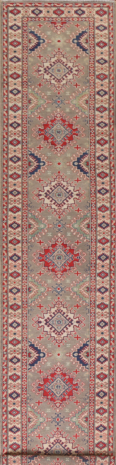 Brown Kazak South Western Runner Rug 3x16