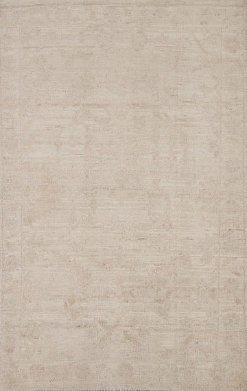 Vegetable Dye Oushak Turkish Area Rug 3x5
