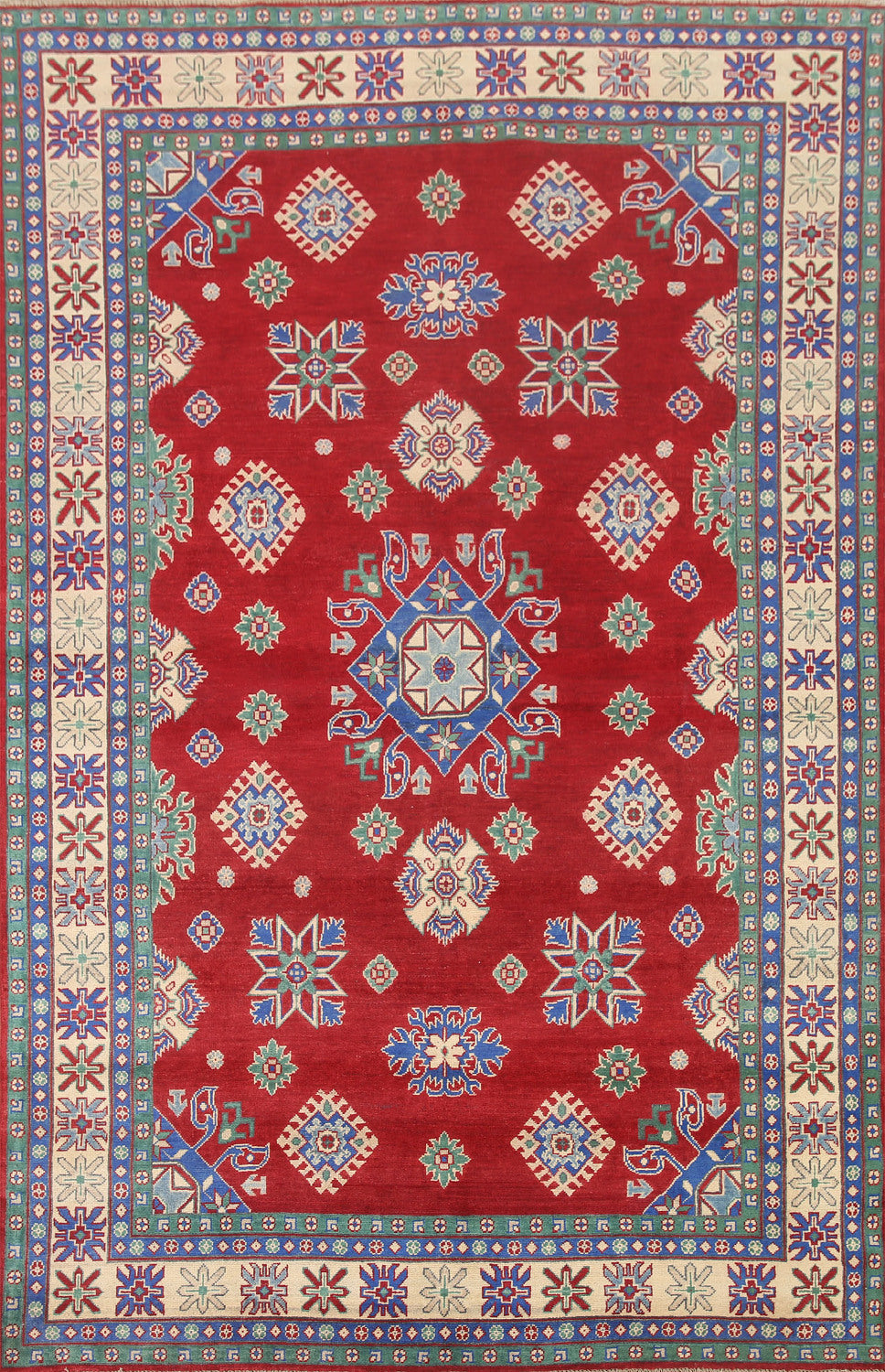 South Western Kazak Oriental Area Rug 7x10