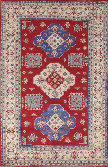 South Western Kazak Oriental Area Rug 7x10