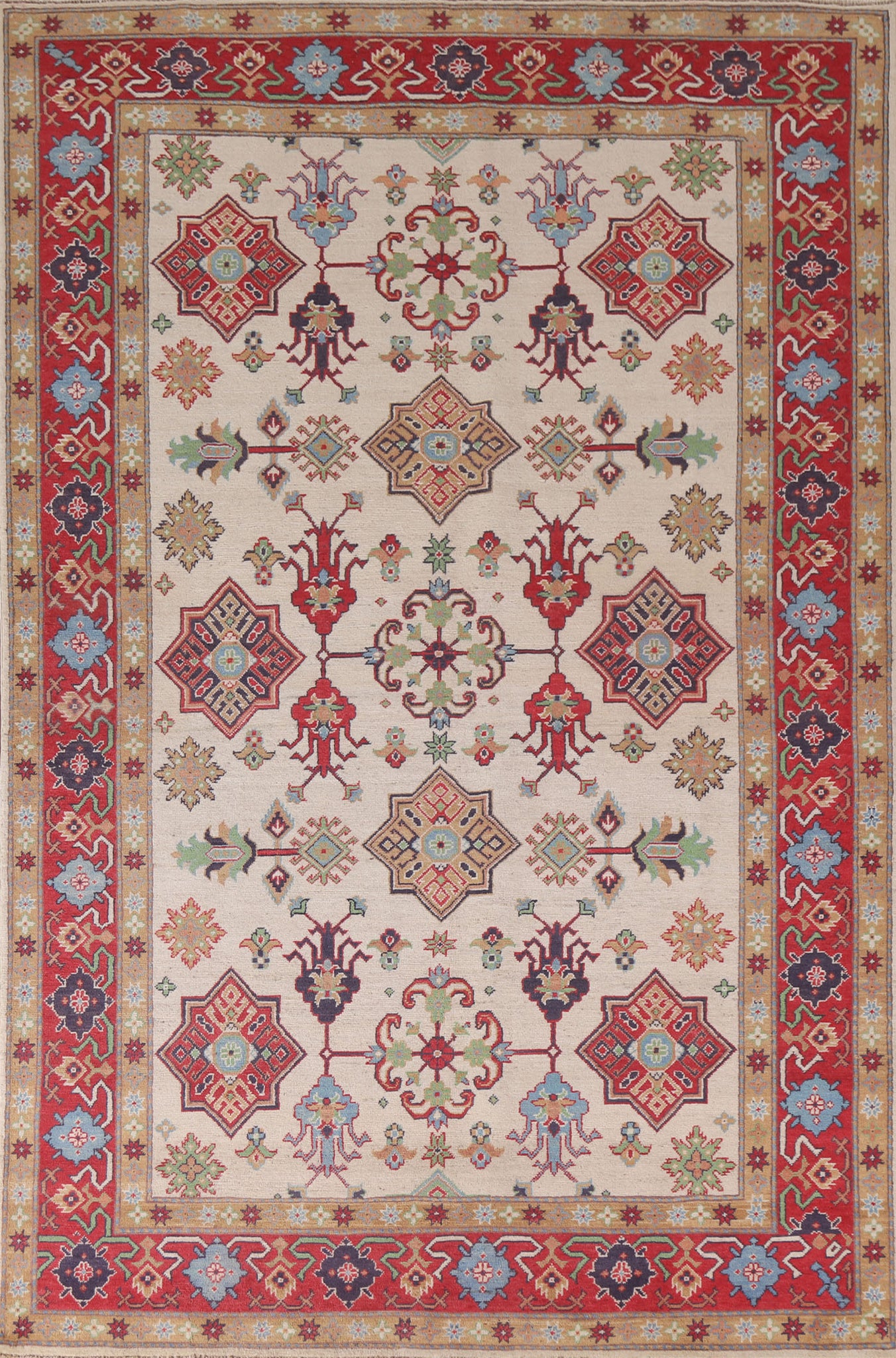 All-Over Kazak South Western Area Rug 6x10