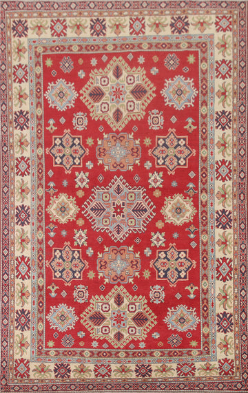 Red Kazak South Western Area Rug 6x10