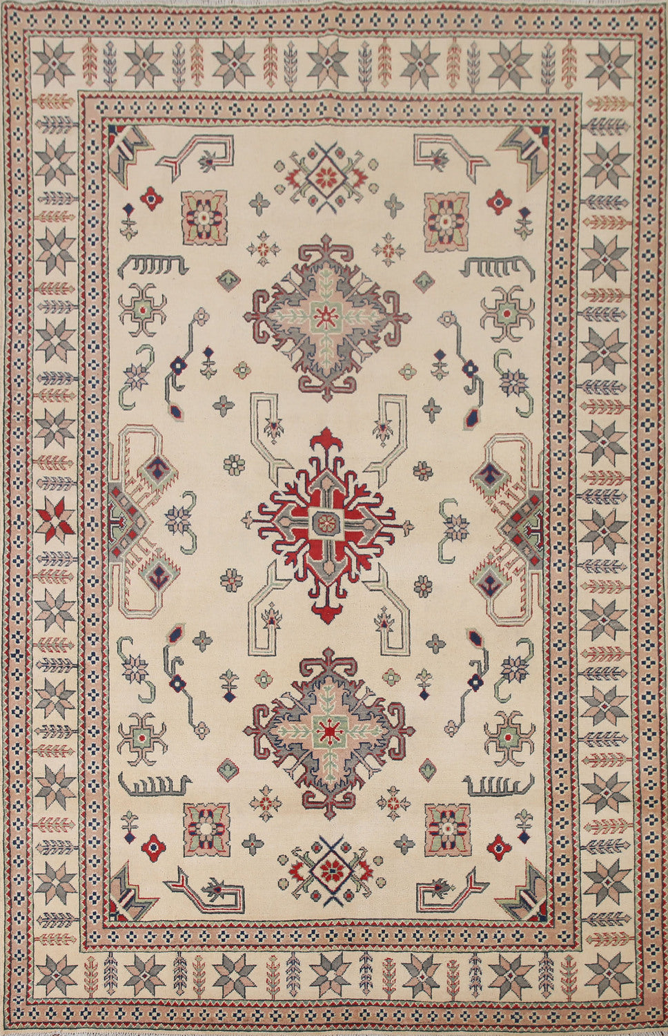 Handmade Kazak South Western Area Rug 7x10