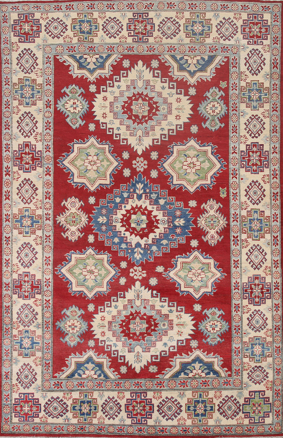 South Western Kazak Oriental Area Rug 7x10