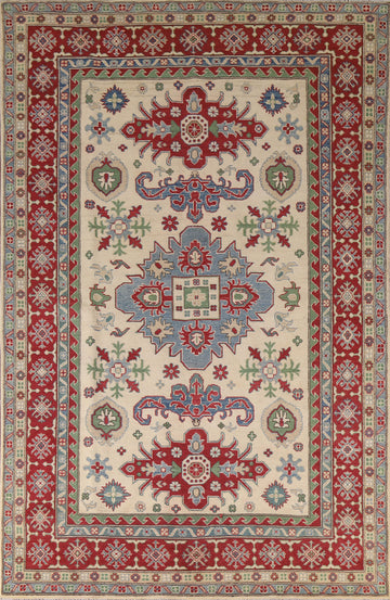 Handmade Kazak Oriental Area Rug 7x10