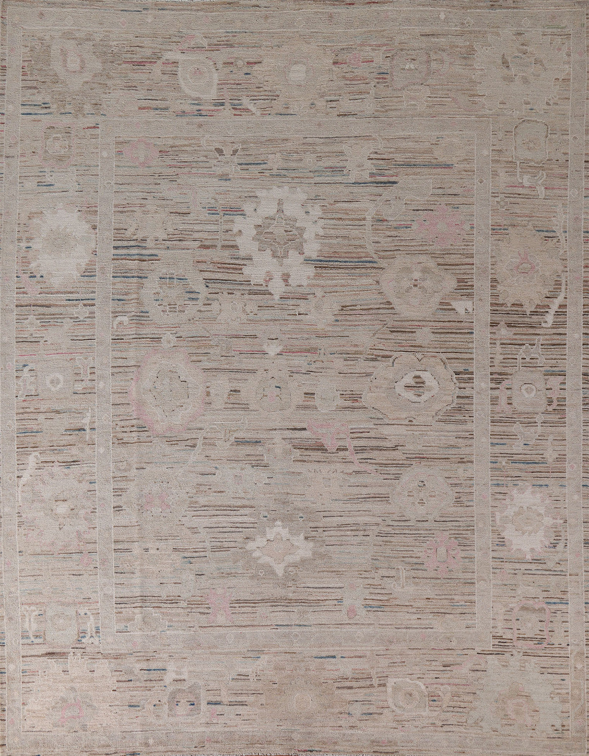 Vegetable Dye Oushak Turkish Area Rug 8x10