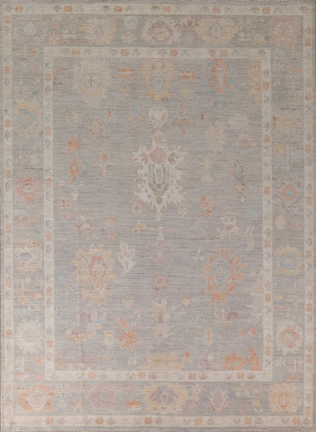 Vegetable Dye Oushak Turkish Area Rug 8x10