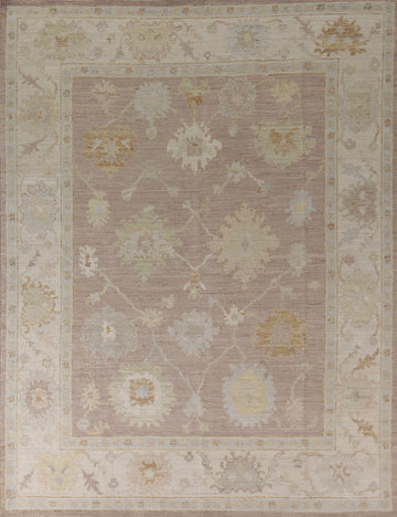 Vegetable Dye Oushak Turkish Area Rug 8x10