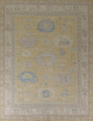 Vegetable Dye Oushak Turkish Area Rug 8x10