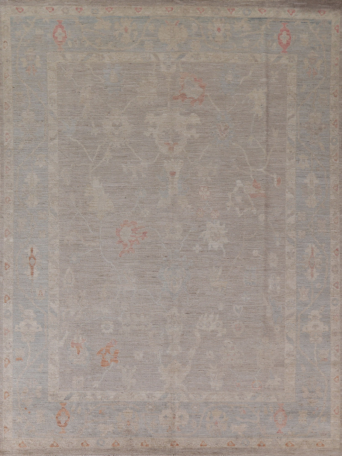 Vegetable Dye Oushak Turkish Area Rug 8x10
