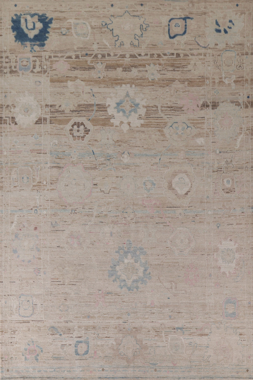 Vegetable Dye Oushak Turkish Area Rug 8x11