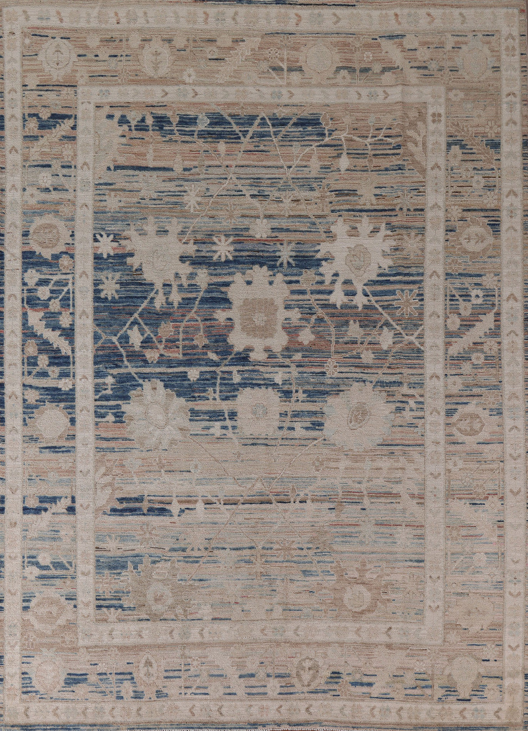 Vegetable Dye Oushak Turkish Area Rug 8x10
