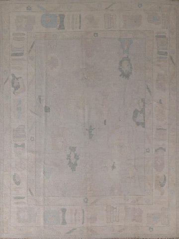 Vegetable Dye Oushak Turkish Area Rug 8x10