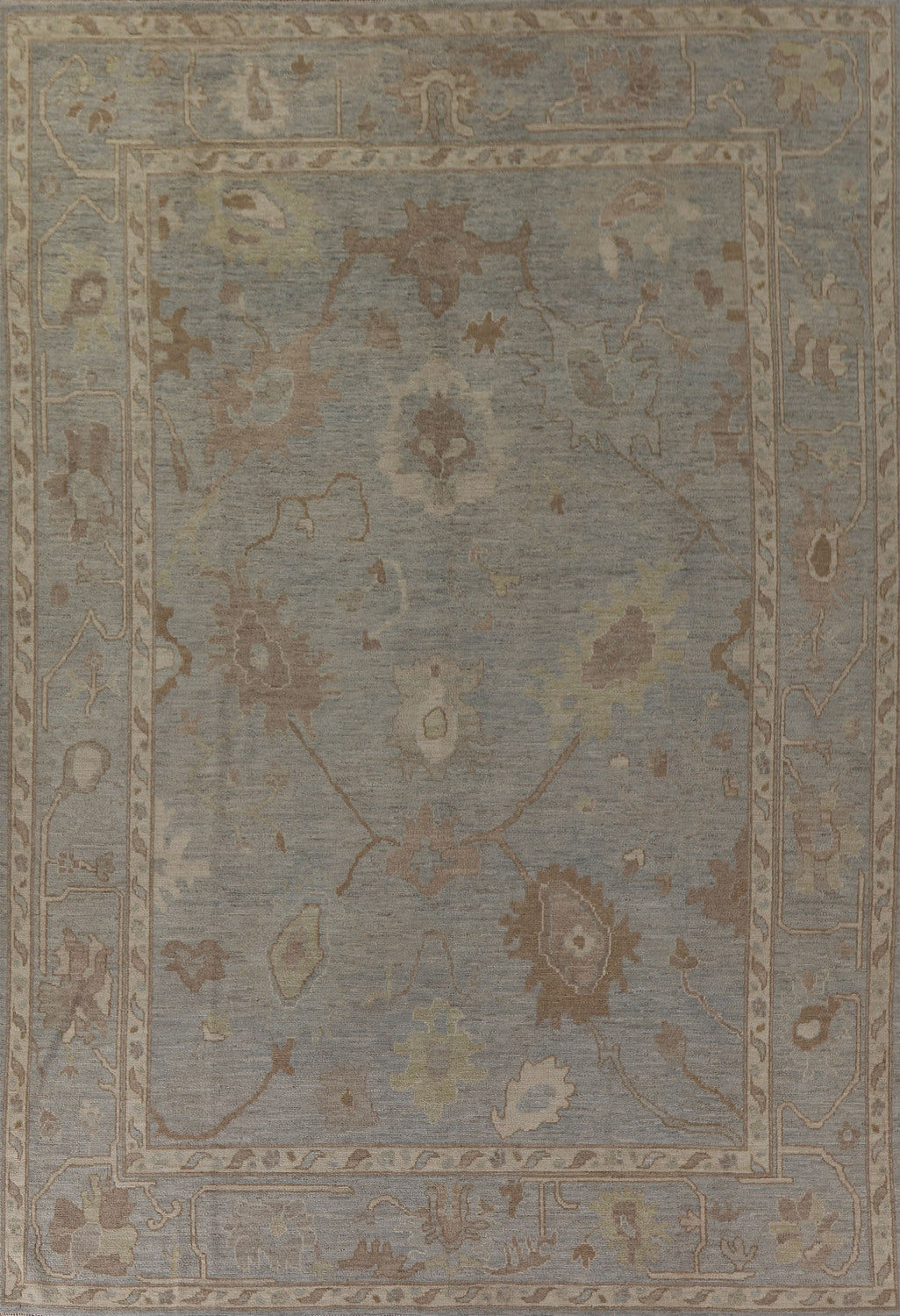 Vegetable Dye Oushak Oriental Area Rug 9x12